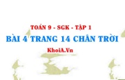 Bài 4 trang 14 Toán 9 Chân trời sáng tạo Tập 1